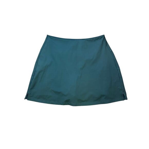 Girlfriend Collective Emerald Green Athletic High Rise Skort Size XL - Picture 3 of 6